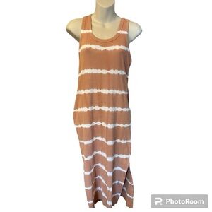 Tie Dye Maxi Dress by DKNY